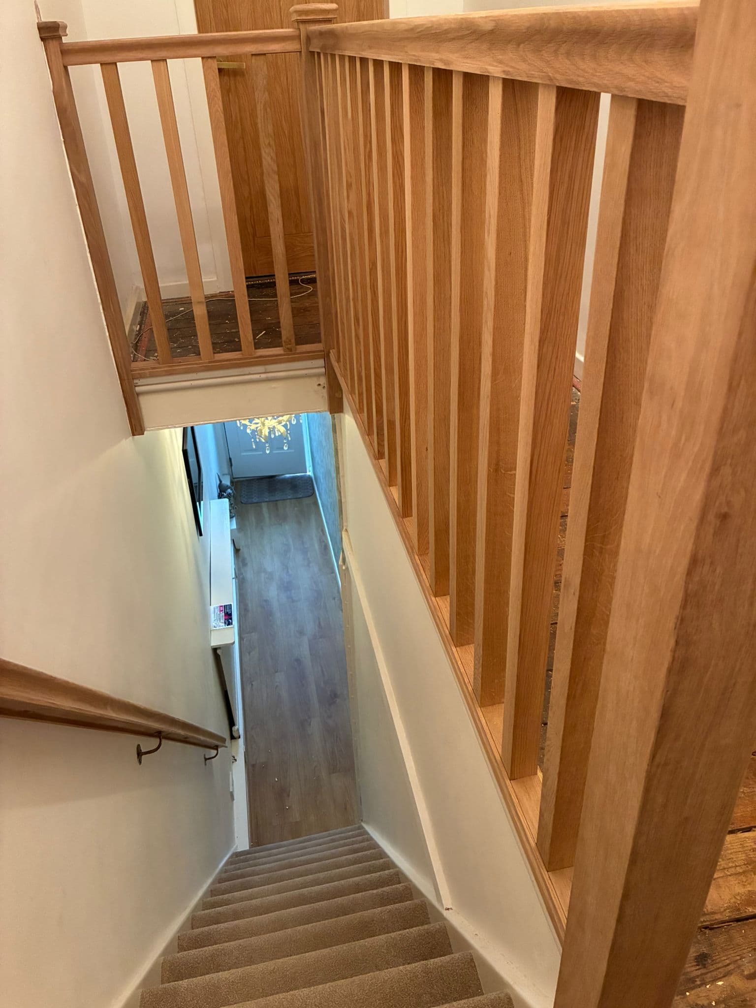 Oak staircase and joinery detailing